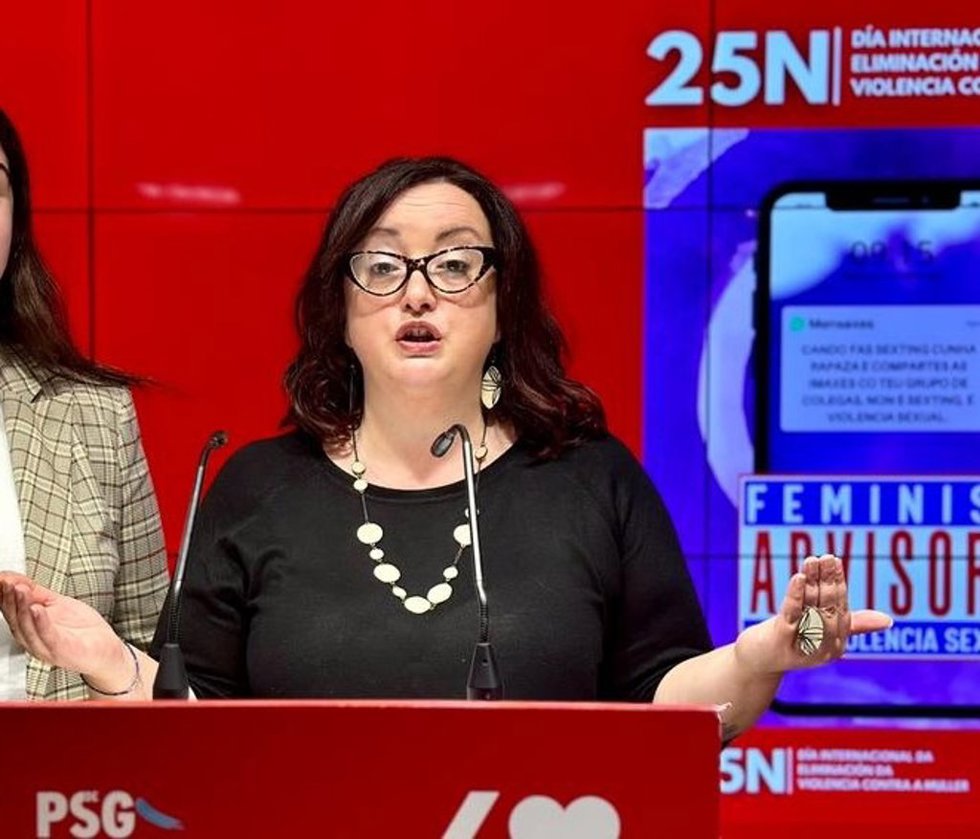 La secretaria de Igualdad del PSdeG, Silvia Fraga