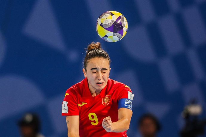 Vane Sotelo, durante un partido con la selección española.