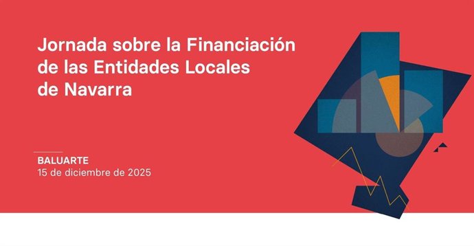 Cartel de la jornada sobre financiación de las entidades locales de Navarra