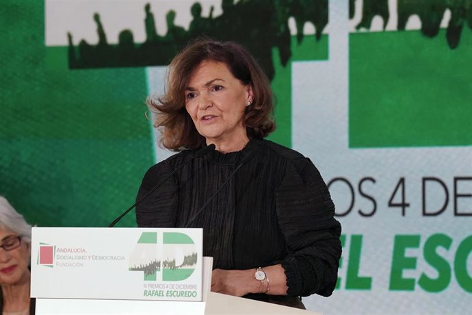 La presidenta del Consejo de Estado, Carmen Calvo