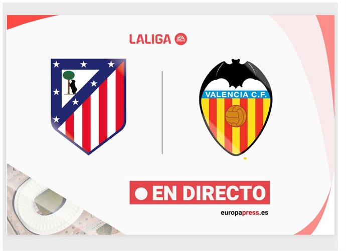 Onces Iniciales probables: Atlético de Madrid - Valencia: resumen y estadísticas del partido de la jornada 16 de LaLiga EA Sports