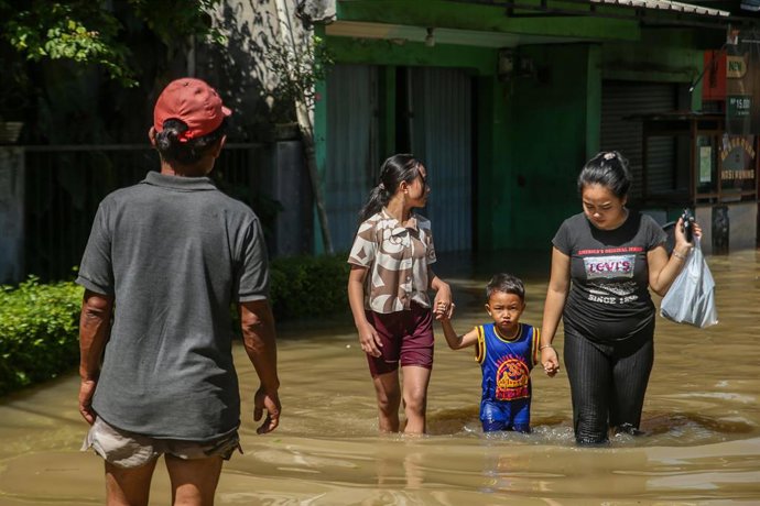 Imagen de archivo de inundaciones en Indonesia 