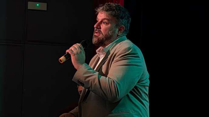 El coordinador general de MÉS per Mallorca, Lluís Apesteguia, durante la jornada del viernes de la VII Asamblea General de la formación