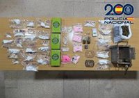 Un detenido almeriense y dos murcianos, tras desmantelar un laboratorio clandestino de cocaína y tusi en Almería