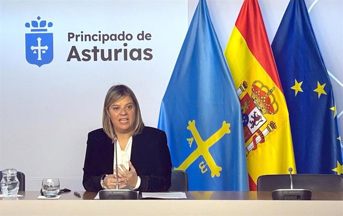 La vicepresidenta del Gobierno asturiano, Gimena Llamedo.