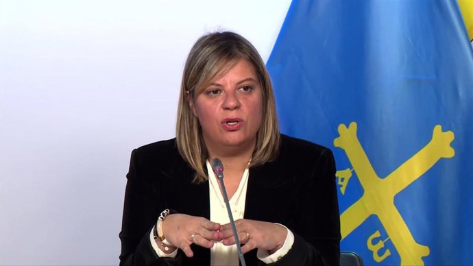 La vicepresidenta del Gobierno asturiano, Gimena Llamedo.