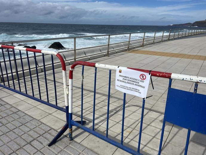 Agaete activa medidas preventivas ante la llegada de la borrasca Emilia