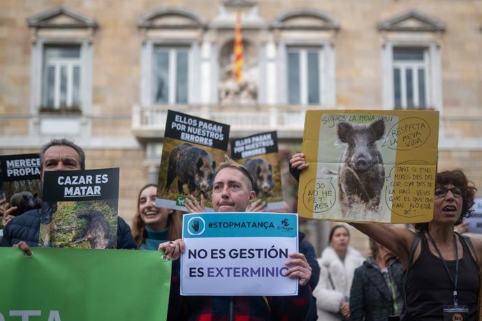 Un momento de la movilización