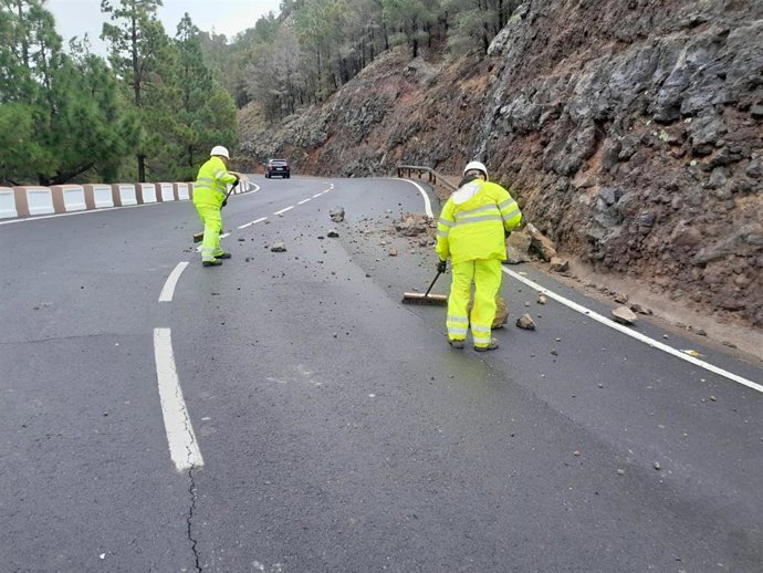 Rachas de viento superiores a los 100km/h en Vallehermoso, en La Gomera, donde 'Emilia' deja once incidencias