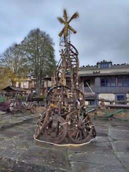 Arbol de navidad del Museo Etnográfico de Grandas de Salime