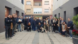 Foto familiar del encuentro del presidente del PP de Almería, Ramón Fernández-Pacheco, con alcaldes, concejales y portavoces municipales del Bajo Andarax.