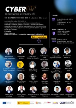 La jornada está organizada por CEEIAragón e Incibe.