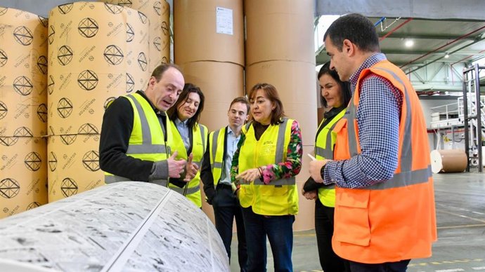 Paneque durante su visita