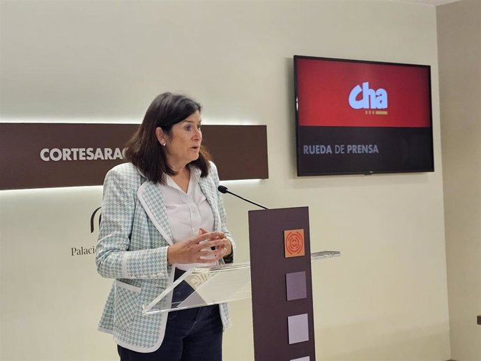 Archivo - La secretaria general de CHA, Isabel Lasobras.