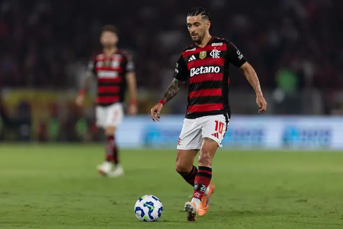 Giorgian de Arrascaeta, en un partido con el Flamengo.
