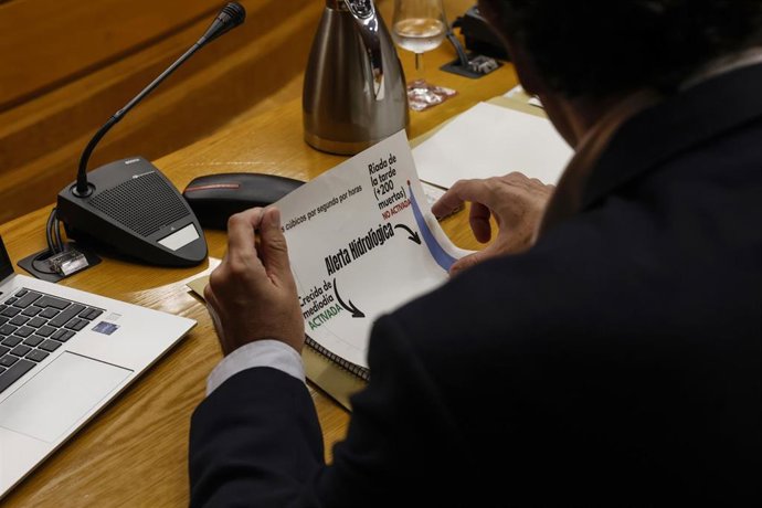 Archivo - Segunda sesión de la comisión de investigación de Les Corts sobre la dana del 29 de octubre en Valencia, a 14 de octubre de 2025, en Valencia