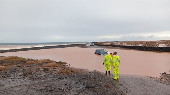 La borrasca 'Emilia' en Canarias