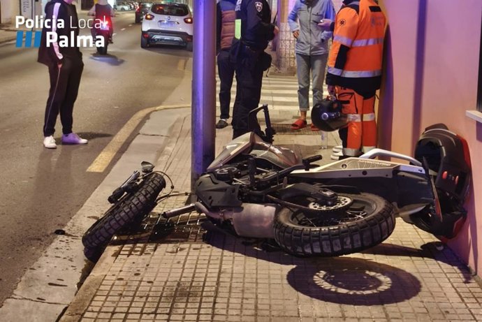 Accidente de motocicleta