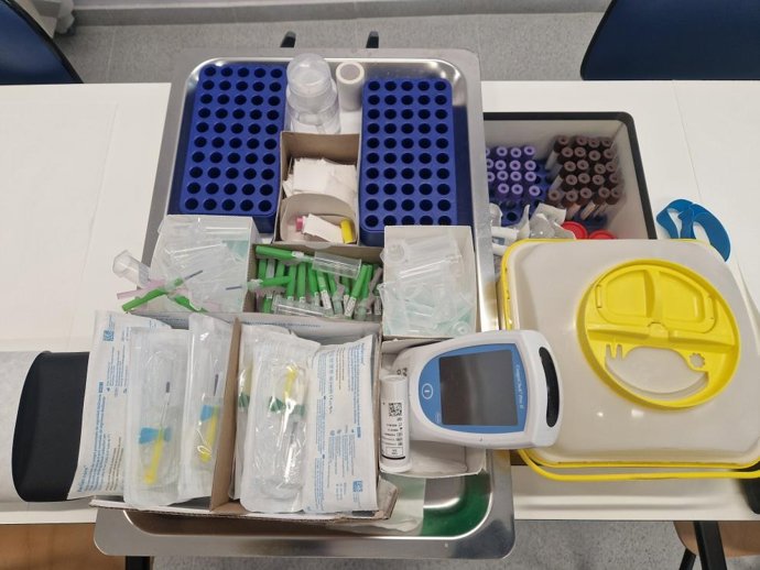 Material para la vacunación frente a la gripe.