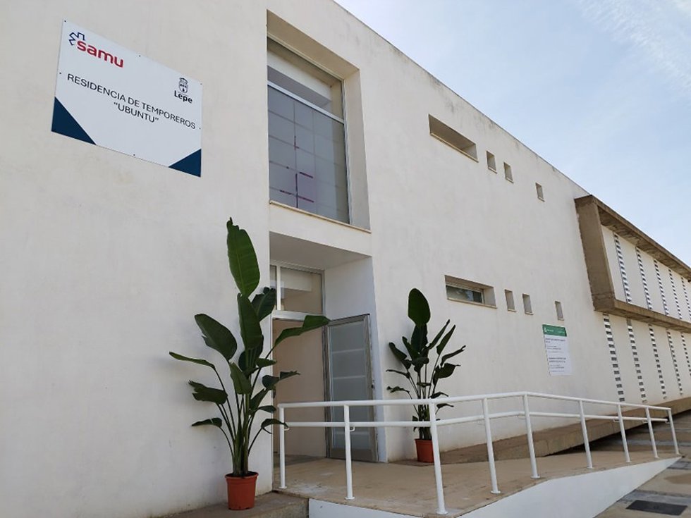 Archivo - Residencia de Temporeros 'Ubuntu' en Lepe (Huelva).