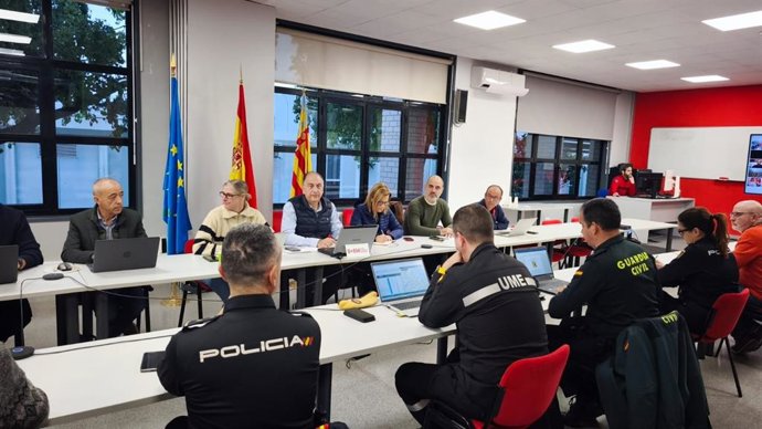Reunión de coordinación ante el episodio de lluvias en la Comunitat Valenciana
