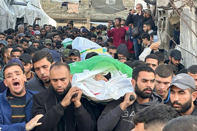 Imagen de archivo de un funeral de un miembro de Hamás en Gaza, a 13 de diciembre de 2025 