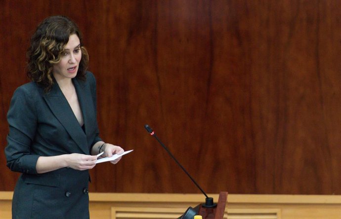 Archivo - La presidenta de la Comunidad de Madrid, Isabel Díaz Ayuso.