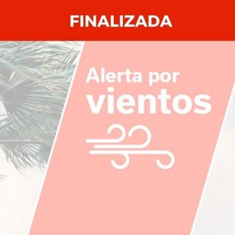 Fin de la alerta por vientos en Canarias