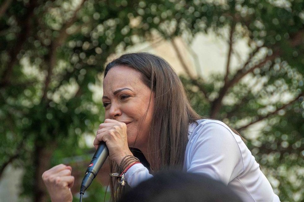 Archivo - La líder opositora venezolana María Corina Machado 