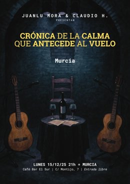 Cartel del recital-concierto