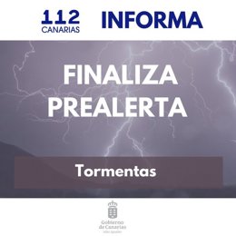Finalización de alerta por tormentas y lluvias en Lanzarote y Fuerteventura