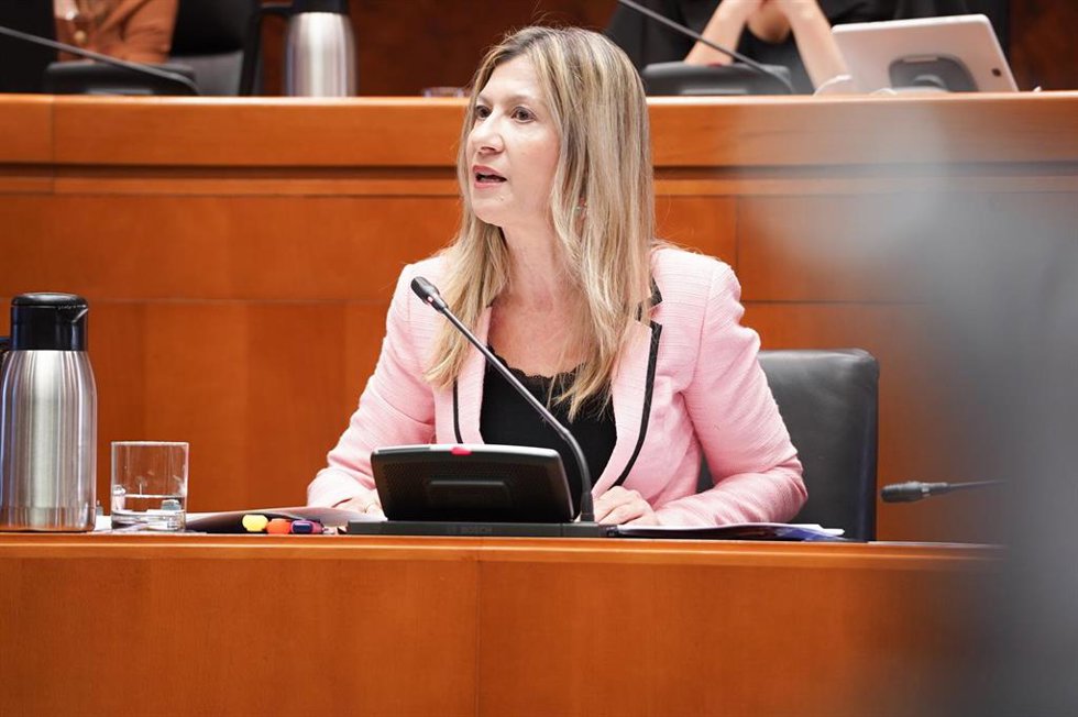 Archivo - La vicepresidenta del Gobierno de Aragón, Mar Vaquero.