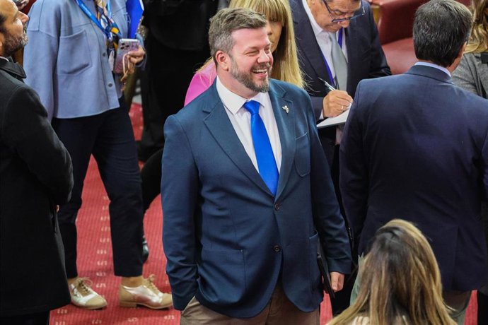 Archivo - El líder del Partido Nacional Libertario de Chile, Johannes Kaiser 