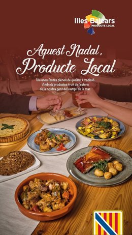 Imagen de la campaña del Govern para promocionar el consumo de producto local en Navidad.