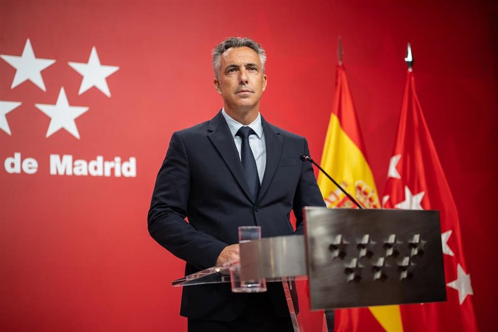 Archivo - El consejero de Medio Ambiente, Agricultura e Interior de la Comunidad de Madrid, Carlos Novillo