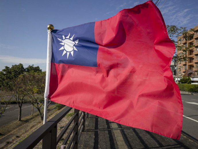 Imagem de arquivo de uma bandeira de Taiwan.