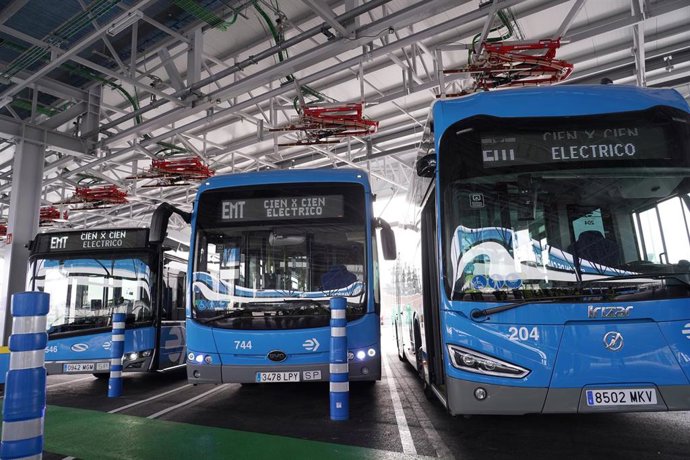 Autobuses eléctricos de la EMT