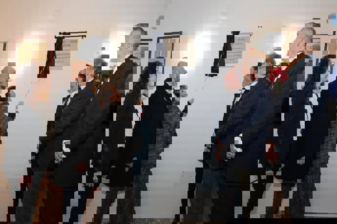 La presidenta del Govern, Marga Prohens, inaugura la nueva sede de SFM en el antiguo hostal Terminus. 