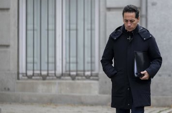 Manuel José García Alconchel, exdirectivo de la zona sur de Acciona Construcción España a su llegada al Tribunal Supremo