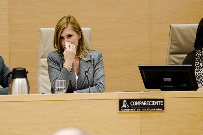 La exconsellera de Justicia i Interior de la Generalitat Valenciana Salomé Pradas, comparece ante la Comisión de Investigación de la dana, en el Congreso de los Diputados, a 15 de diciembre de 2025, en Madrid (España).
