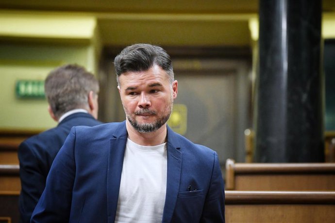 Archivo - El portaveu d'ERC al Congrés, Gabriel Rufián