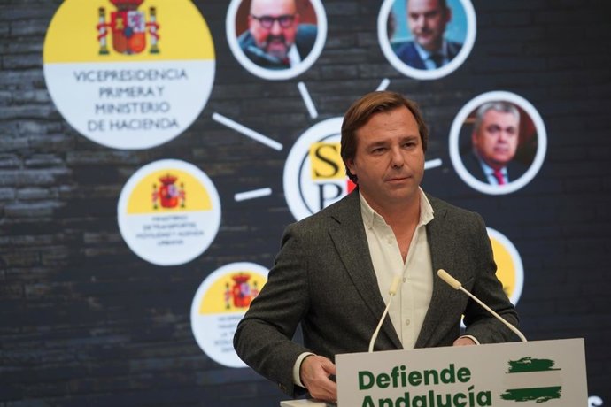 El secretario general del PP-A, Antonio Repullo, este lunes