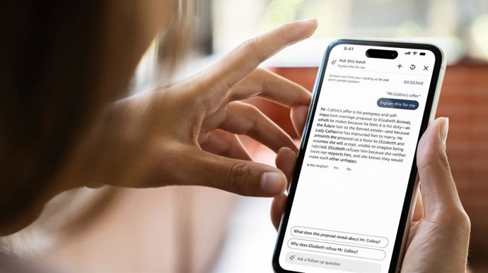 A função "Pergunte a este livro" da Amazon.