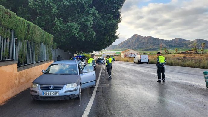 Agentes de la Guardia Civil de Tráfico realizaron controles