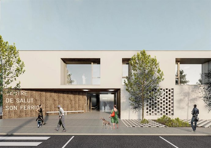 Archivo - Render del centro de salud de Son Ferriol
