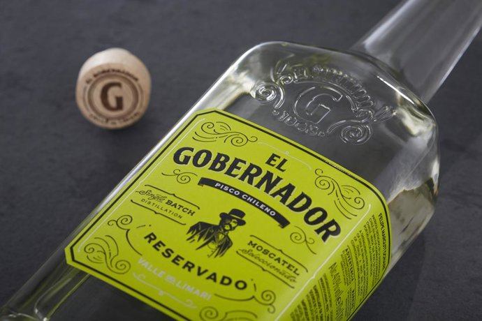 Archivo - Botella del pisco chileno El Gobernador, elaborado por Juan Torres Master Distillers.