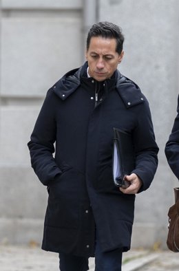 El  exdirectivo de Acciona Manuel José García Alconchel, a su llegada al Tribunal Supremo.