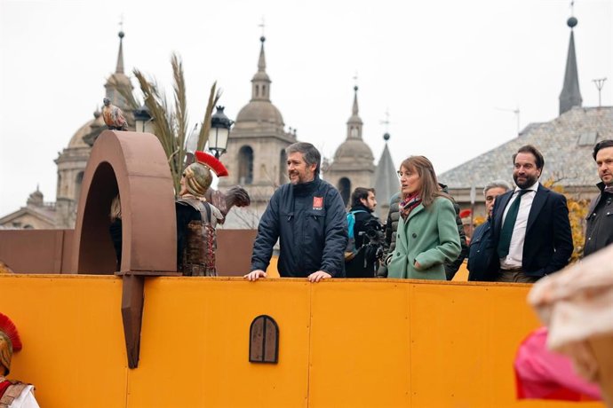 El consejero de Presidencia, Miguel Ángel García Martín, en San Lorenzo de El Escorial