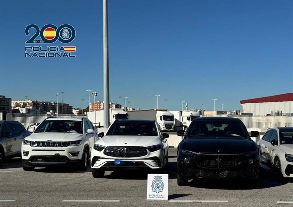 Vehículos robados recuperados en Algeciras