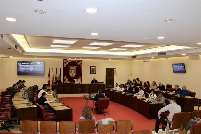 Pleno en el Ayuntamiento de Albacete.